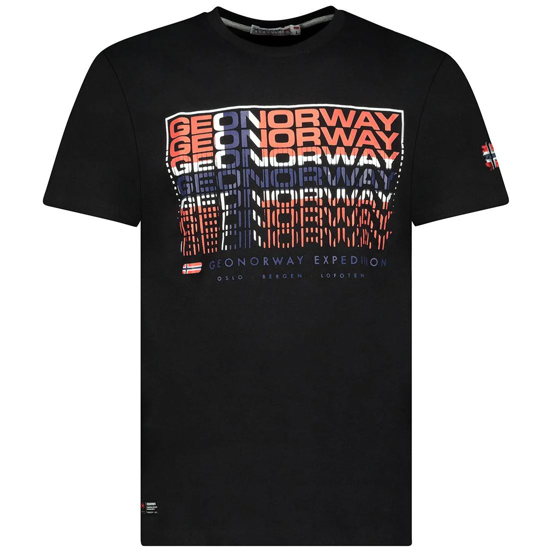 Camiseta De Hombre Joroway Negro