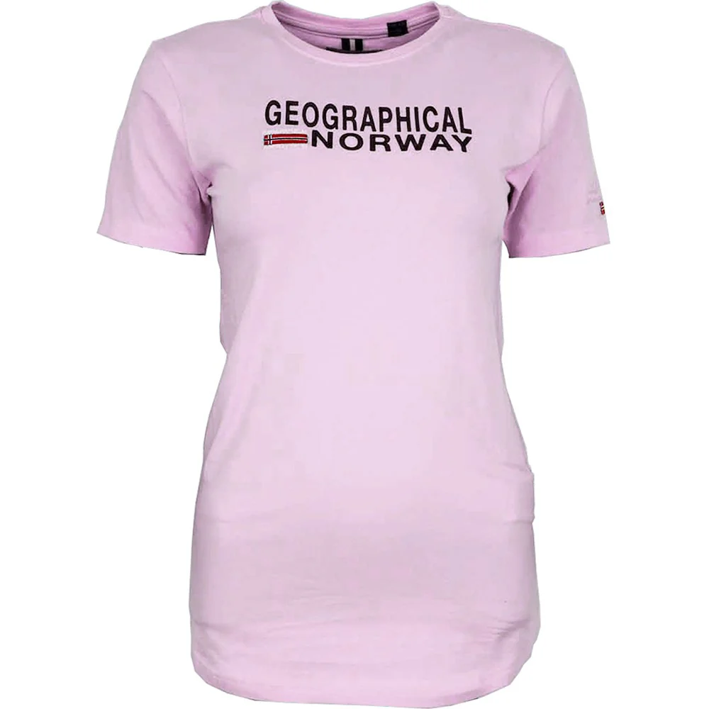 Camiseta De Mujer Jieppe Rosa Claro