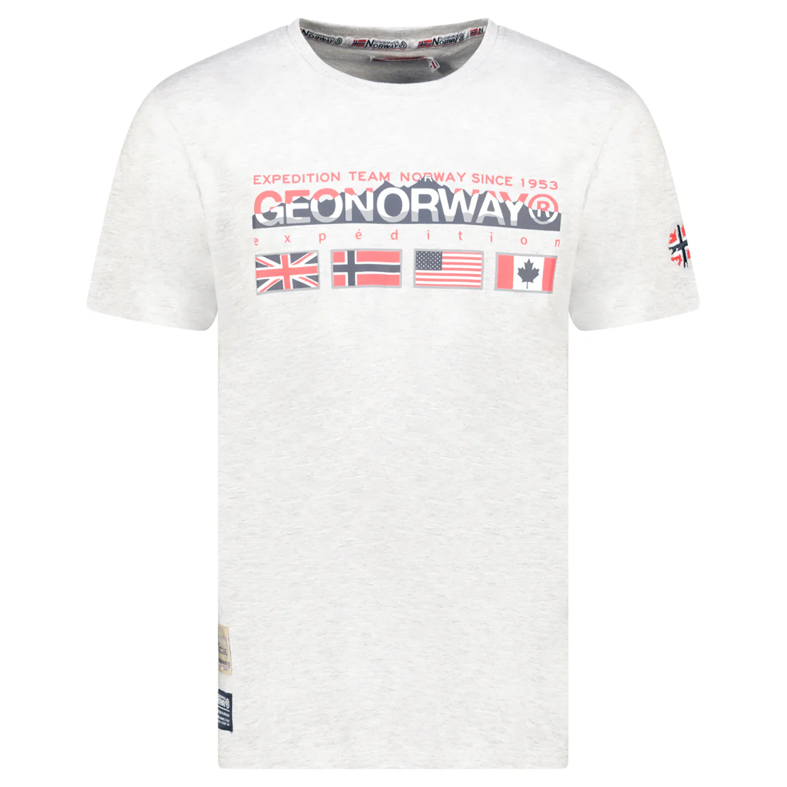 Camiseta Hombre Jopeako Gris Melange