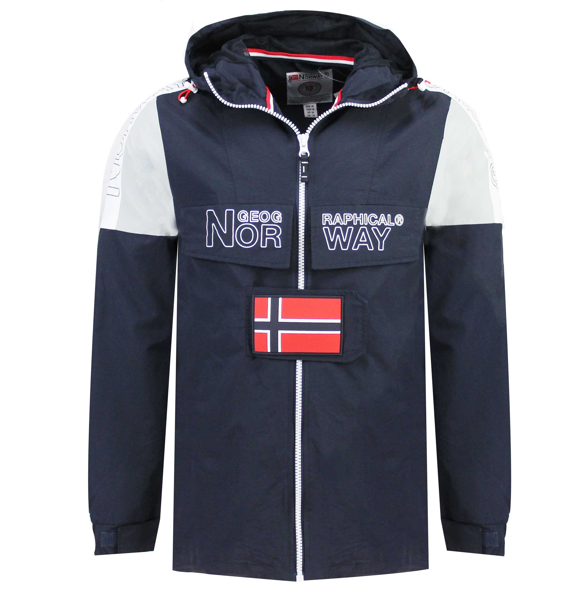 Chaqueta De Hombre Astino Full Zip Azul Marino