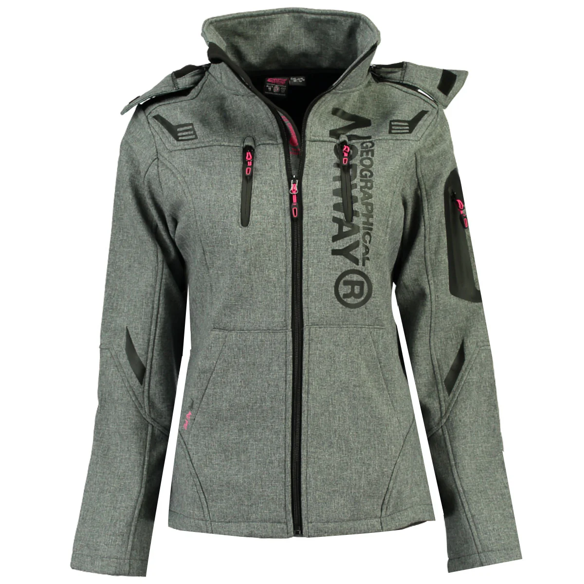 Chaqueta Softshell De Mujer Truffe Gris Claro