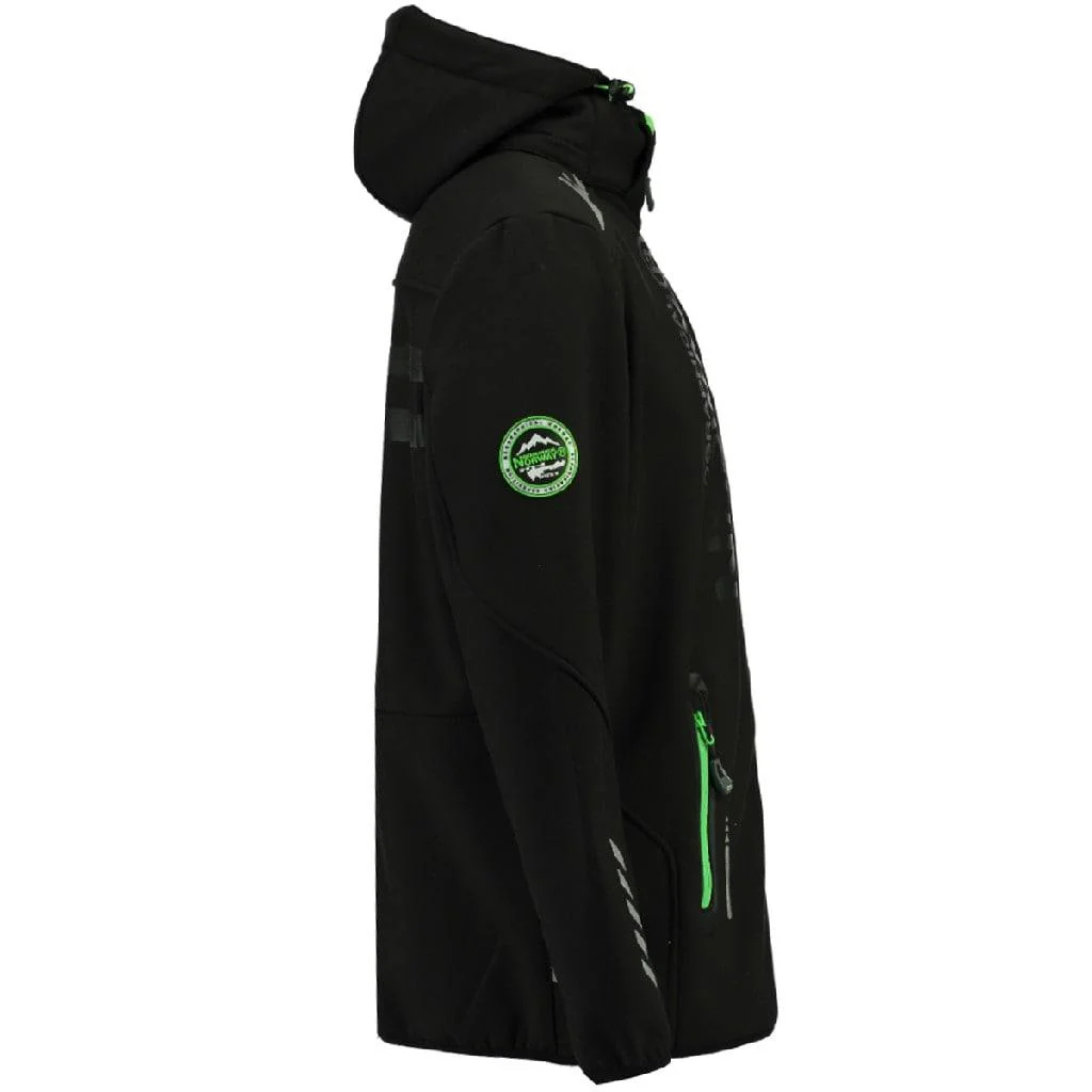 Chaqueta Softshell Hombre Royaute Black / Fluo Green - Image 3
