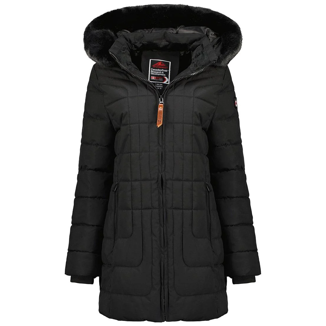 Parka De Mujer Braceleak Negro