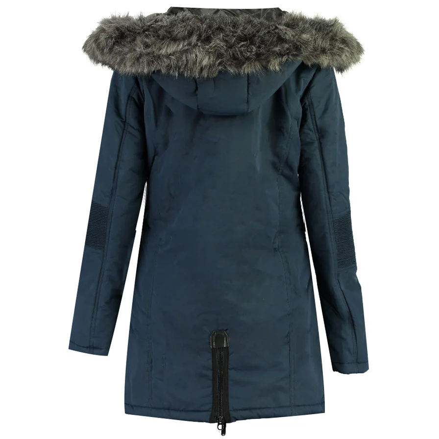 Parka De Mujer Coraly  Azul Marino - Image 2