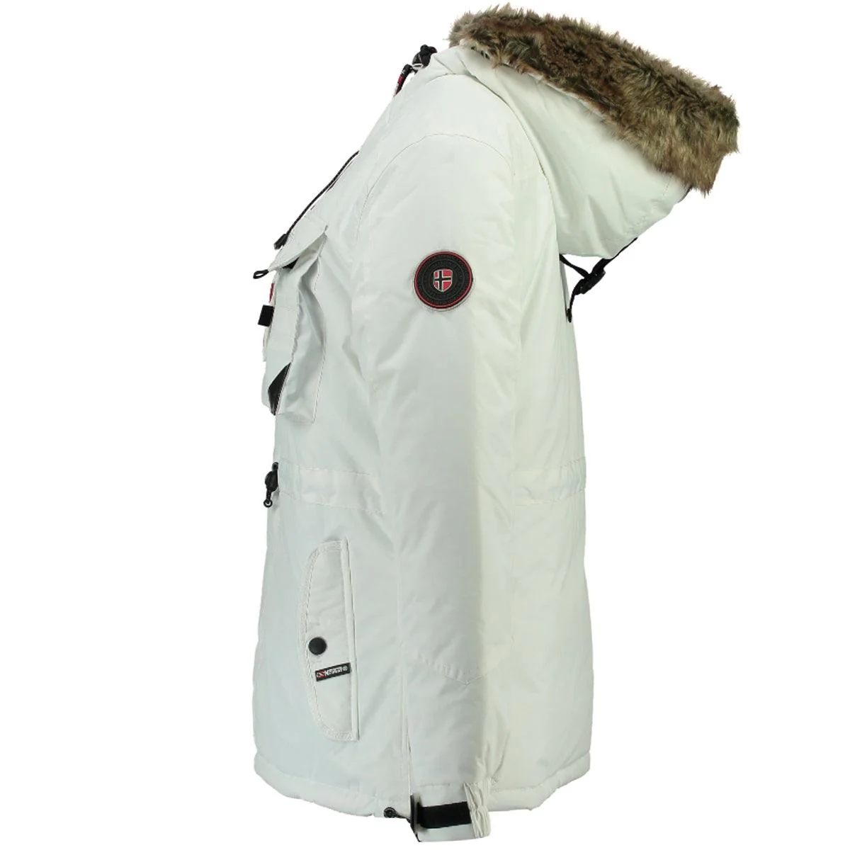 Parka De Niña Baby Blanco - Image 3