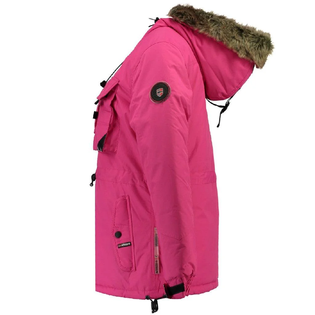 Parka De Niña Baby Fucsia - Image 3