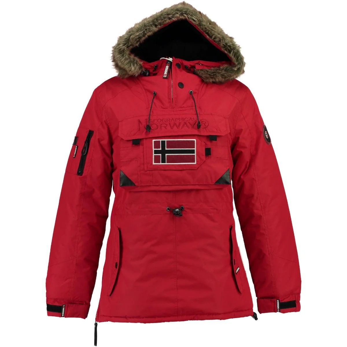 Parka De Niña Baby Rojo