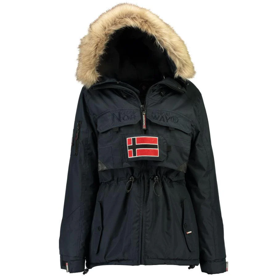 Parka De Niña Bellaciao Azul Marino