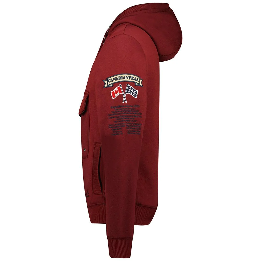 Sudadera De Hombre Galapagos Burdeos - Image 3