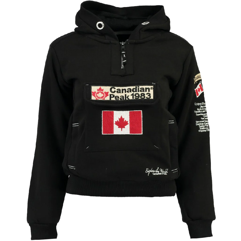 Sudadera De Hombre Galapagos Negro.
