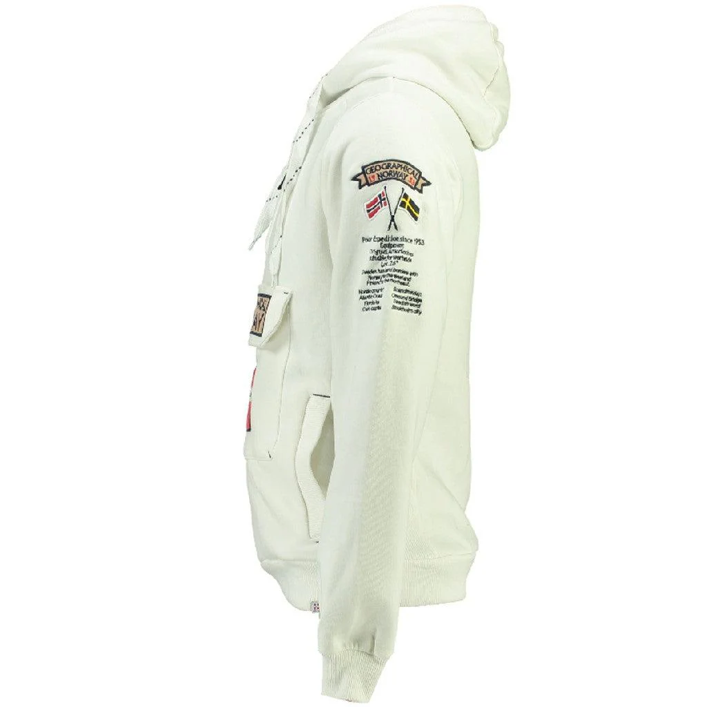 Sudadera De Hombre Gymclass Blanco Roto - Image 3