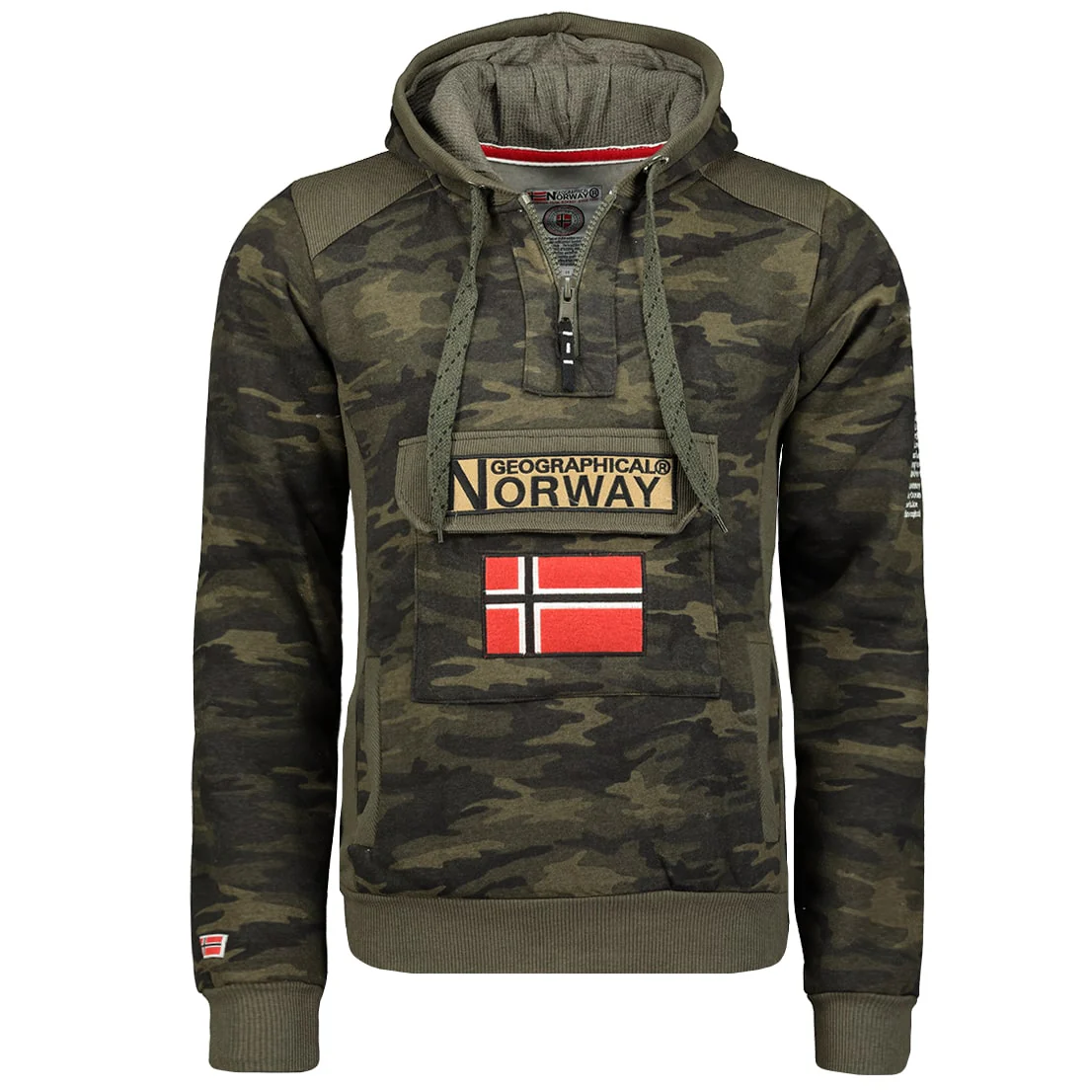 Sudadera De Niños Gymclass Verde Camo