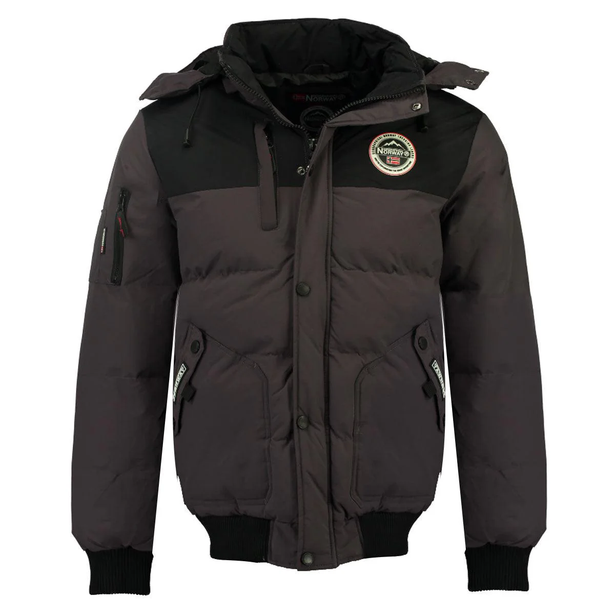 Parka De Hombre Volva Gris Oscuro
